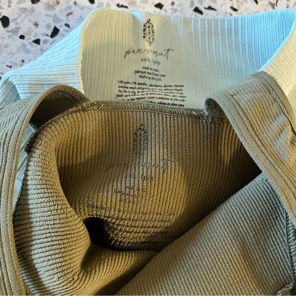 Free People X The Class Hi Rise Leggings Set NWOT! Size XS/S - Picture 9 of 12